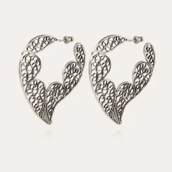 Boucles d'oreilles Paule argentées