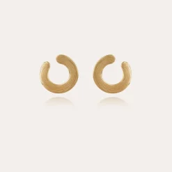 Boucles d'oreilles Poni dorées