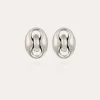 Boucles d'oreilles puces Cophea argentées