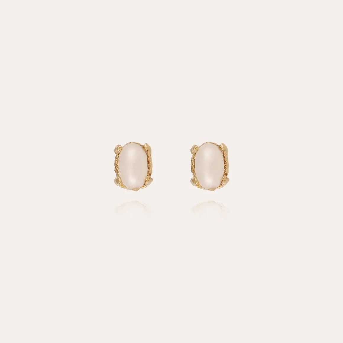 Boucles d'oreilles puces Lucce dorées