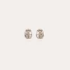 Boucles d'oreilles puces Scaramouche argentées