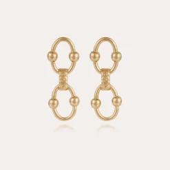 Boucles d'oreilles Rivage dorées