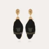 Boucles d'oreilles Sao petit modèle dorées