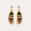 Boucles d'oreilles Sao petit modèle dorées