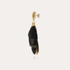 Boucles d'oreilles Sao petit modèle dorées
