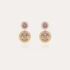 Boucles d'oreilles Sequin dorées