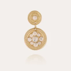 Boucles d'oreilles Sequin dorées