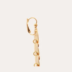 Boucles d'oreilles Very Diva quadruple petit modèle dorées