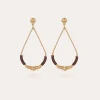 Boucles d'oreilles Zizanie petit modèle dorées