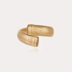 Bracelet Antigone doré - Améthyste - Capsule Les Précieux