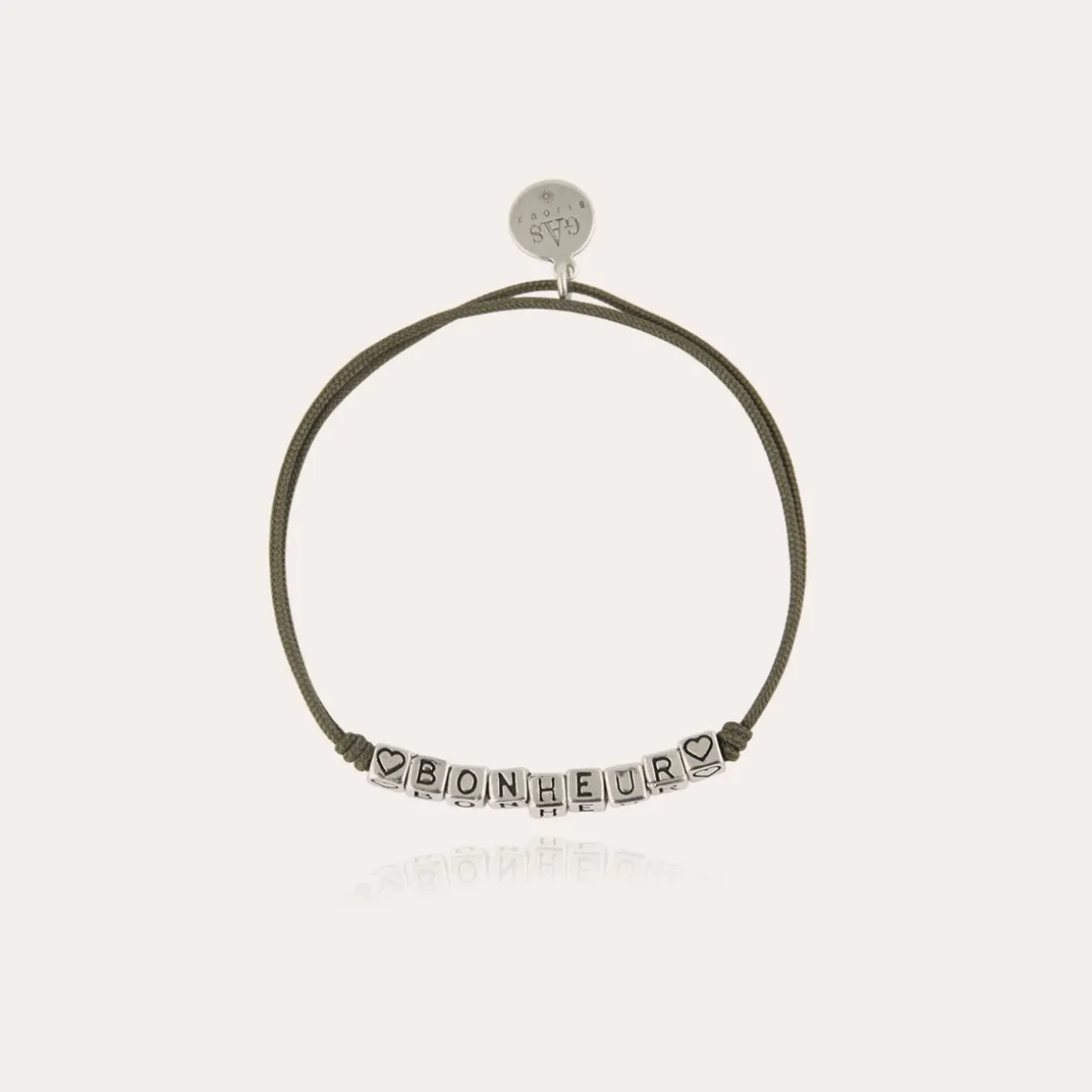Bracelet Bonheur argenté