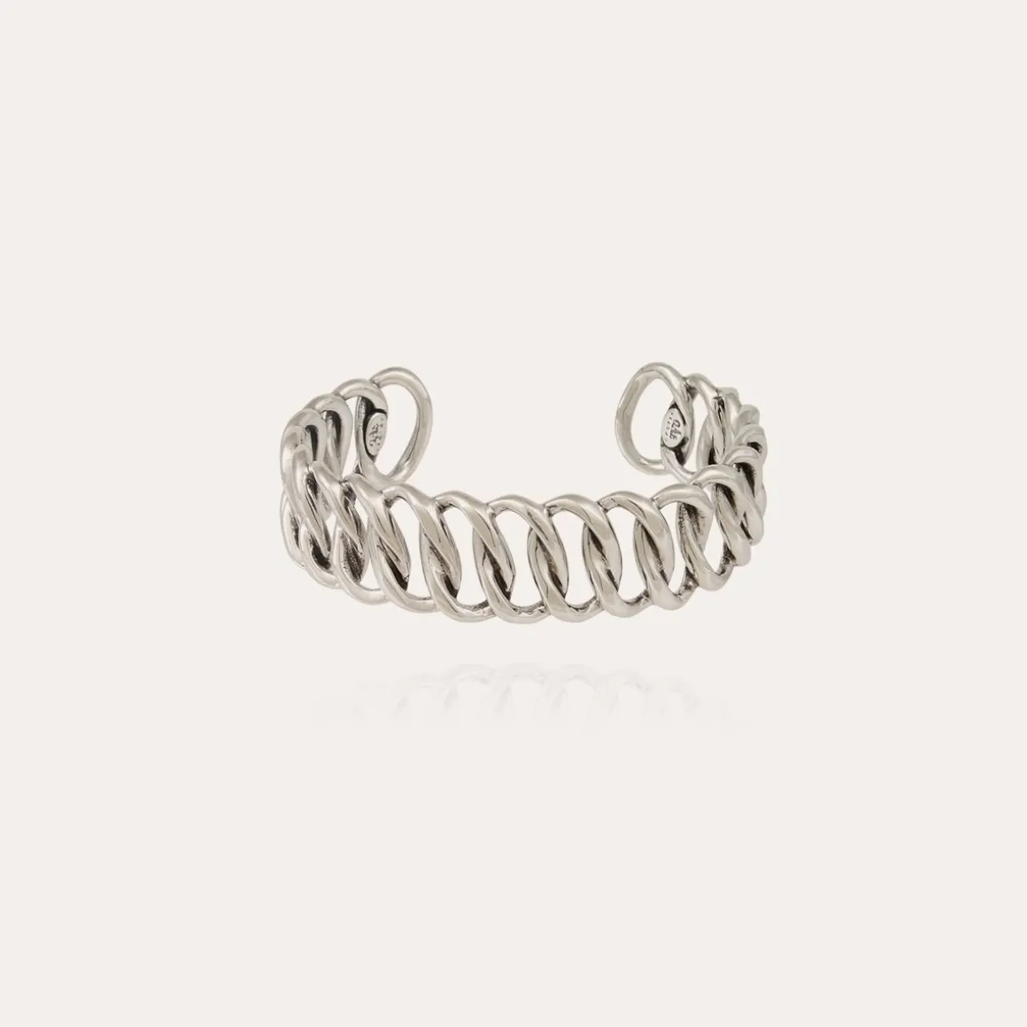 Bracelet Bronx petit modèle argenté