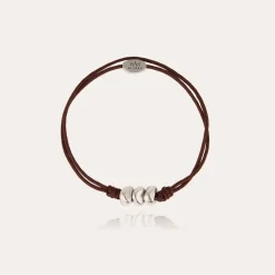 Bracelet Cailloux grand modèle argenté