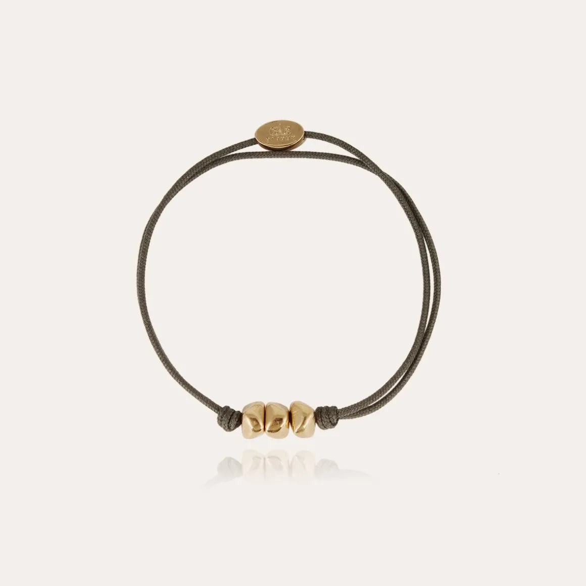 Bracelet Cailloux grand modèle doré
