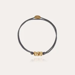 Bracelet Cailloux grand modèle doré