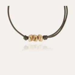 Bracelet Cailloux grand modèle doré