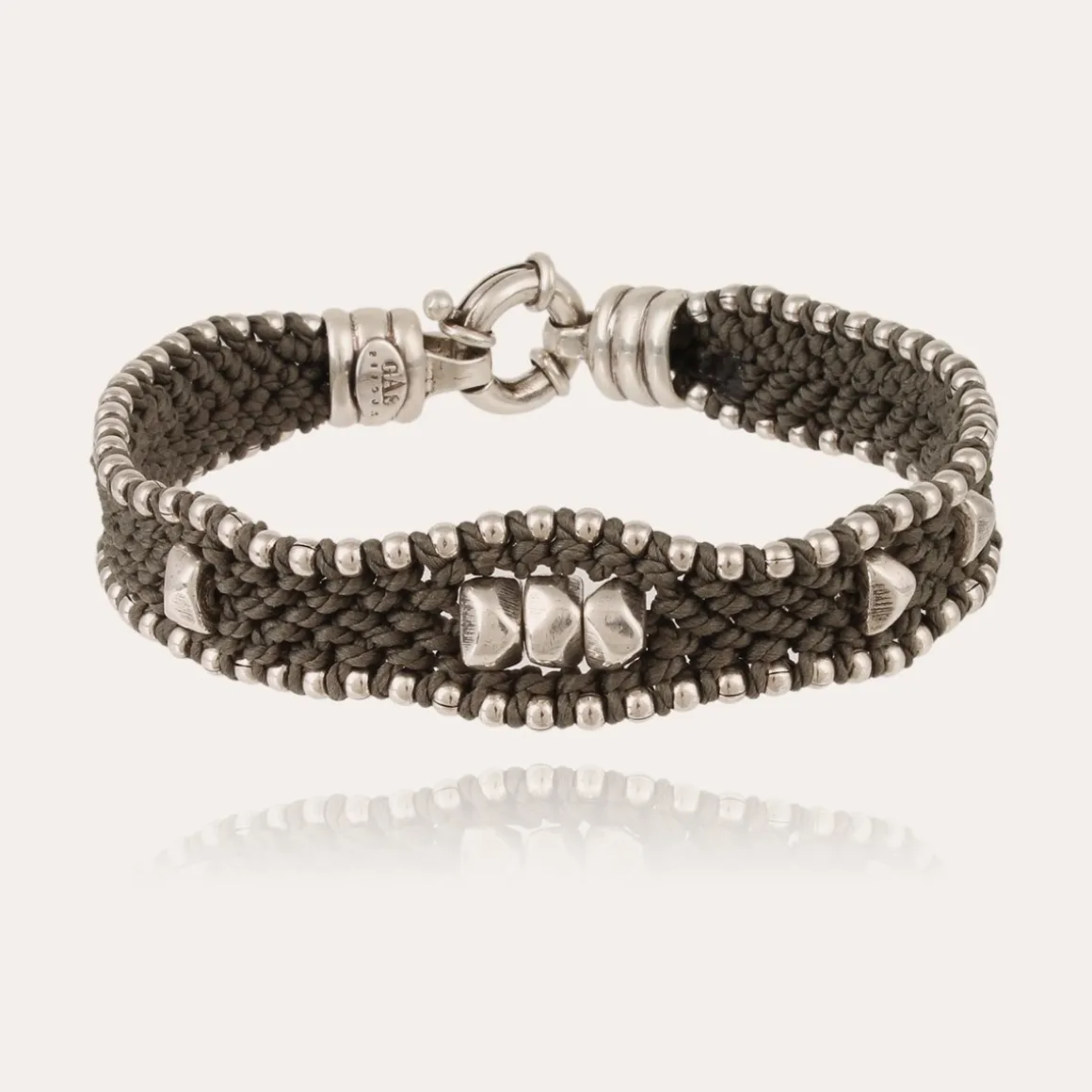 Bracelet Colin grand modèle argenté
