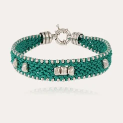 Bracelet Colin grand modèle argenté