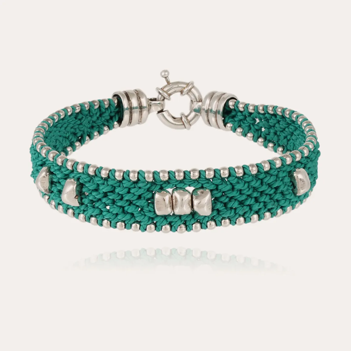 Bracelet Colin grand modèle argenté
