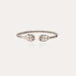 Bracelet Duality grand Scaramouche torsade argenté