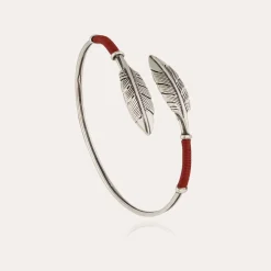 Bracelet Duality Penna grand modèle argenté