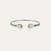 Bracelet Duality Scaramouche grand modèle argenté