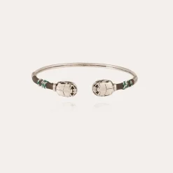 Bracelet Duality Scaramouche grand modèle argenté