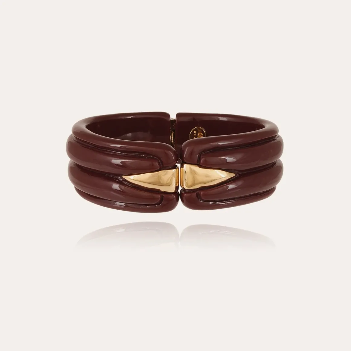 Bracelet Ecume acétate doré - Pourpre