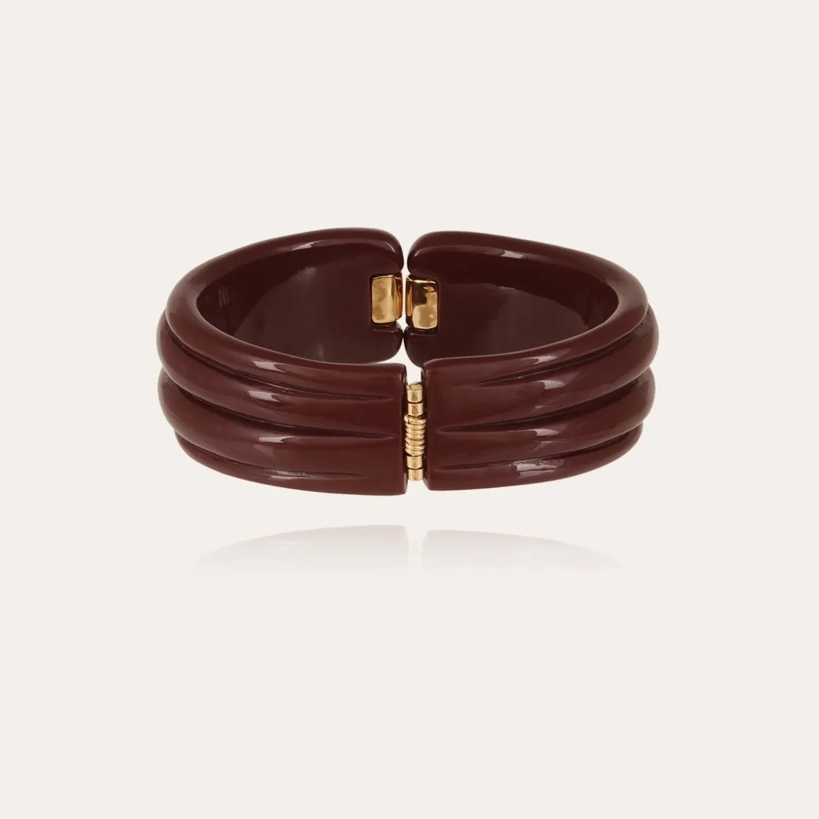 Bracelet Ecume acétate doré - Pourpre