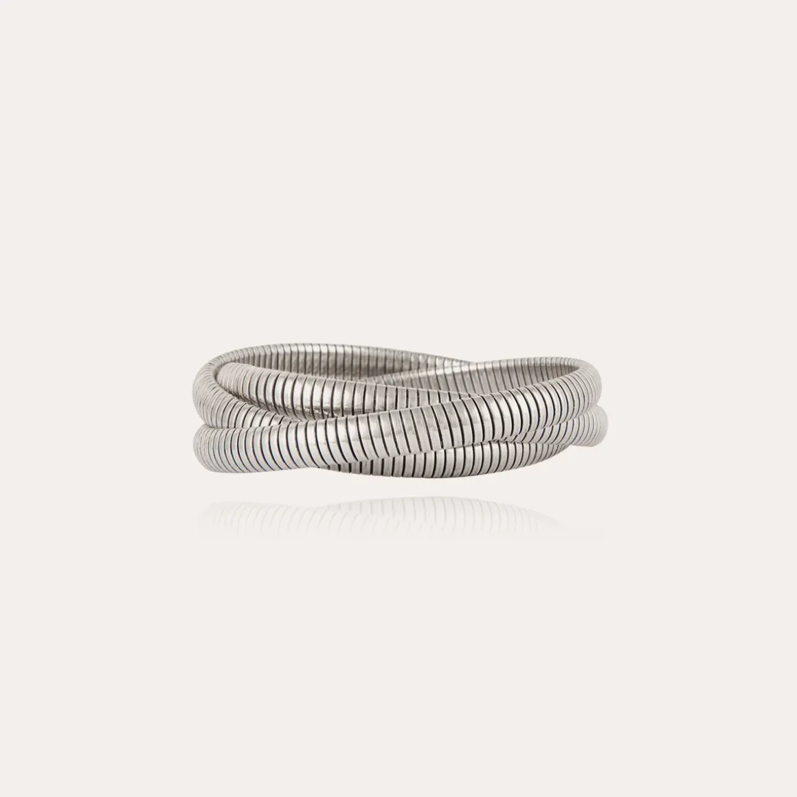 Bracelet Infinity trois rangs petit modèle argenté