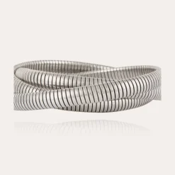 Bracelet Infinity trois rangs petit modèle argenté