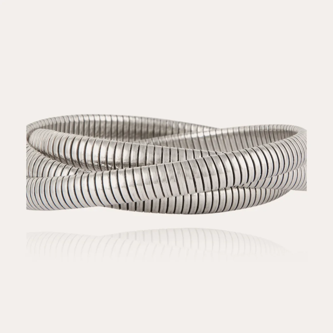 Bracelet Infinity trois rangs petit modèle argenté