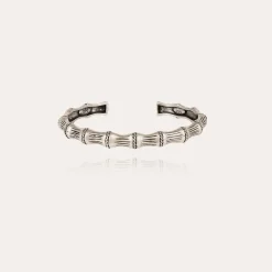 Bracelet jonc Bambou argenté