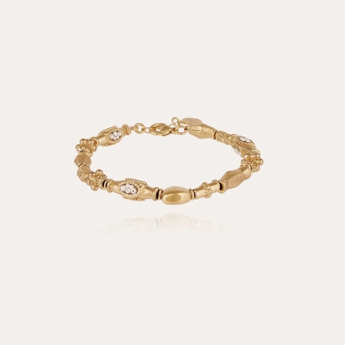 Bracelet Kali strass doré