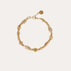 Bracelet Kali strass doré