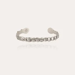 Bracelet Liane jonc grand modèle argenté