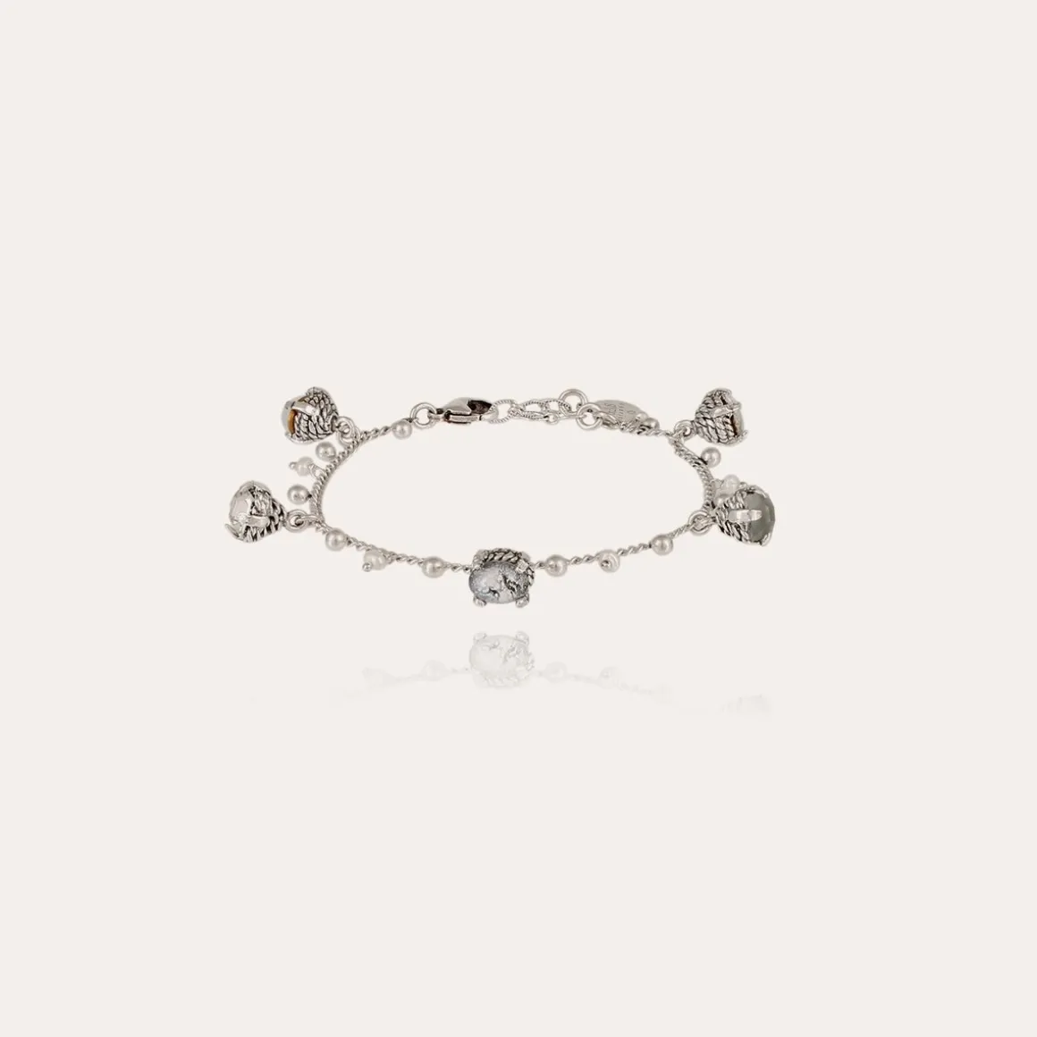 Bracelet Lucce Serti argenté