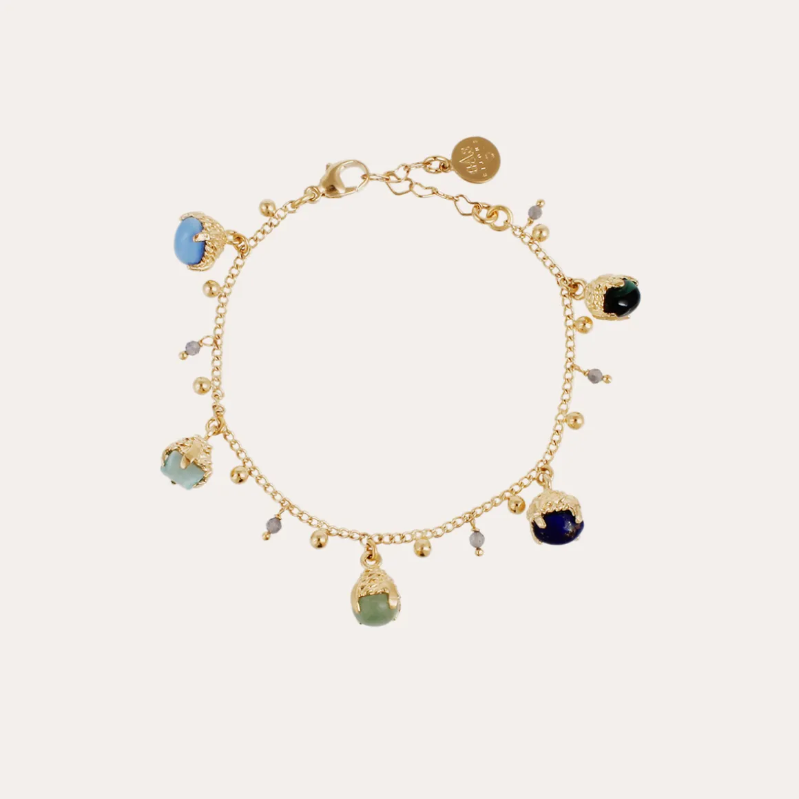 Bracelet Lucce Serti doré