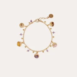 Bracelet Lucce Serti doré