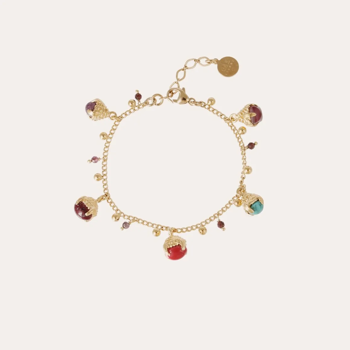 Bracelet Lucce Serti doré