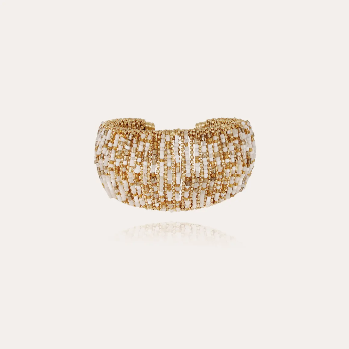 Bracelet manchette Izzia doré