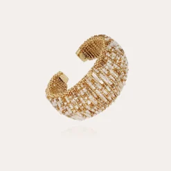 Bracelet manchette Izzia doré