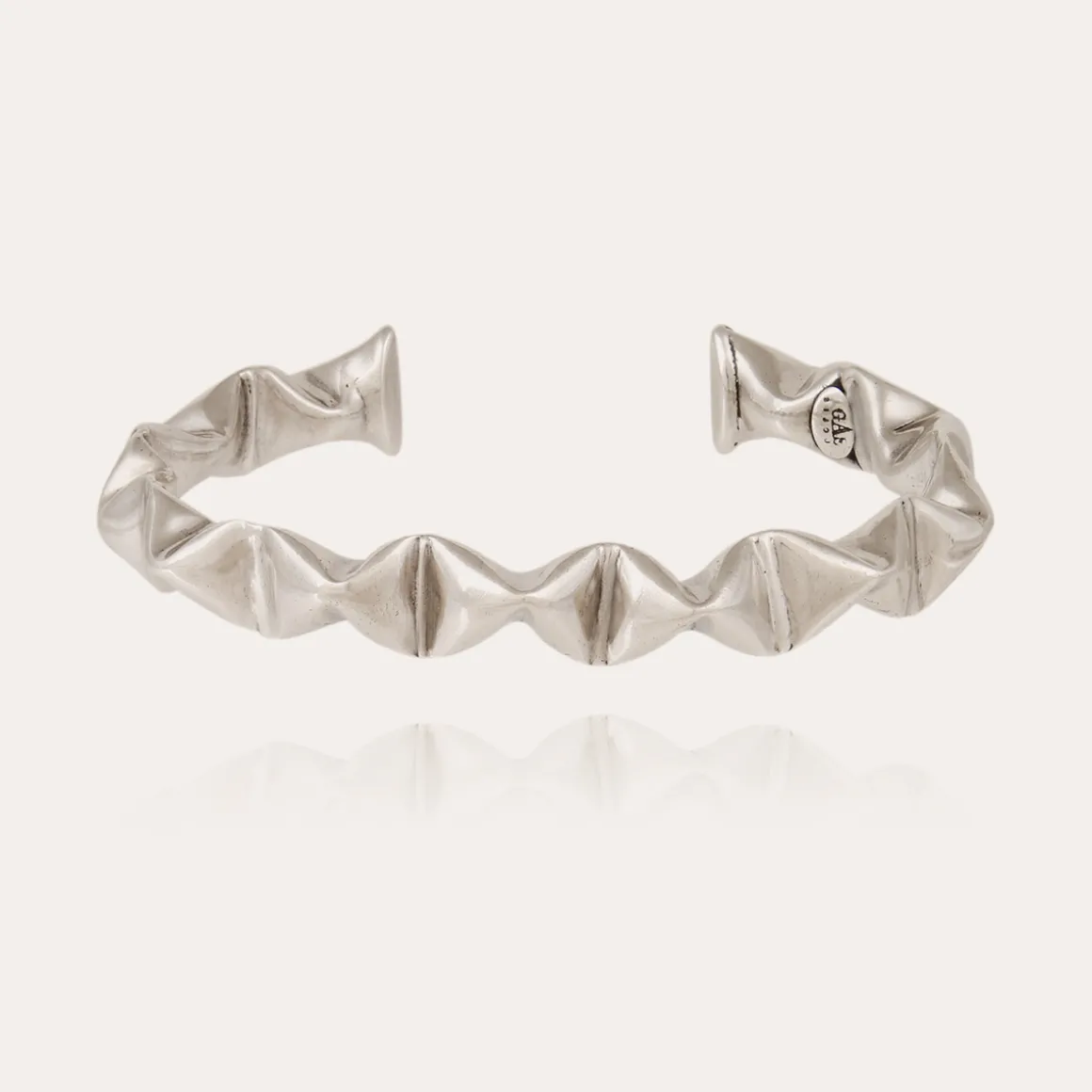 Bracelet Moki jonc grand modèle argenté