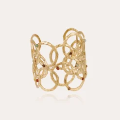 Bracelet Olympie strass doré
