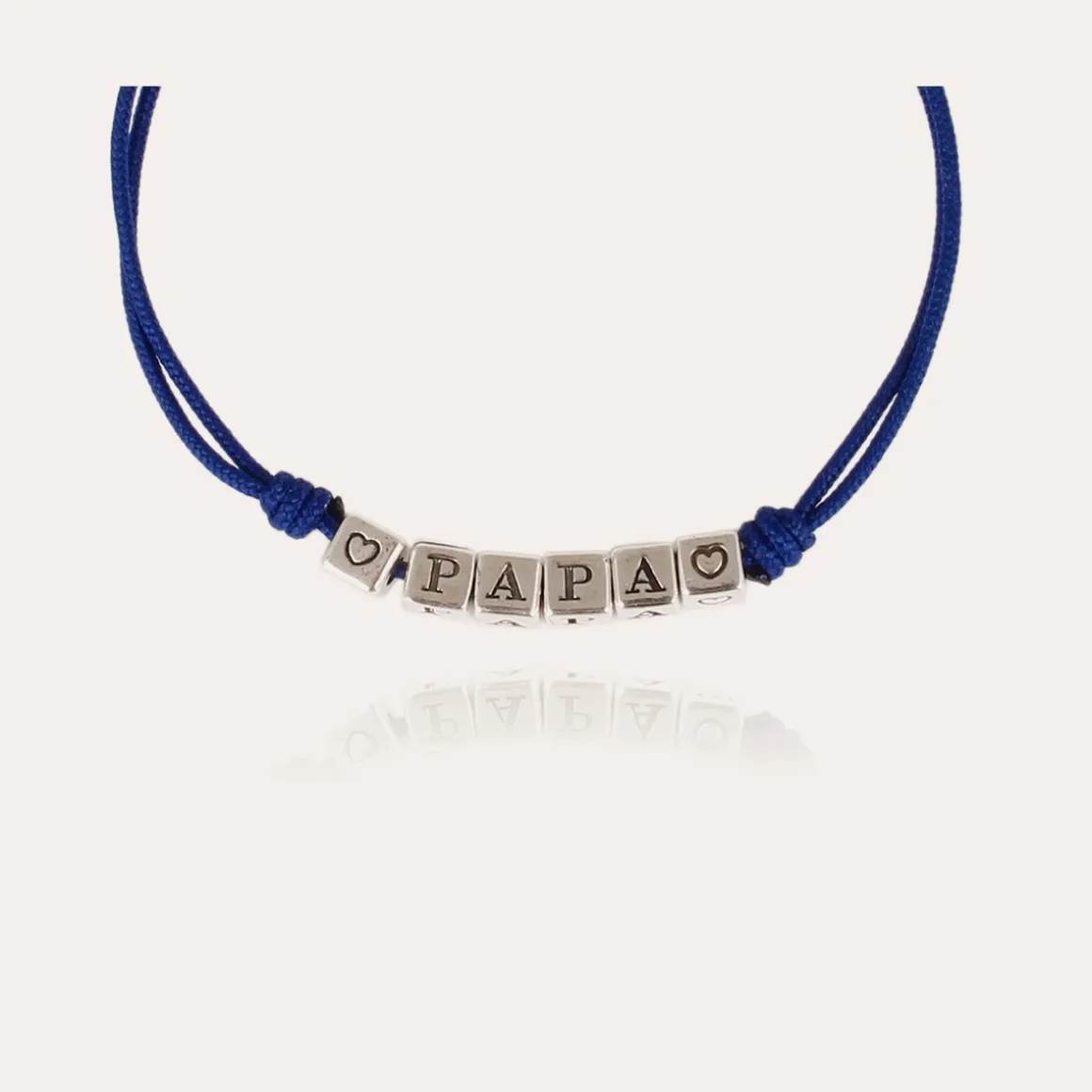 Bracelet Papa argenté
