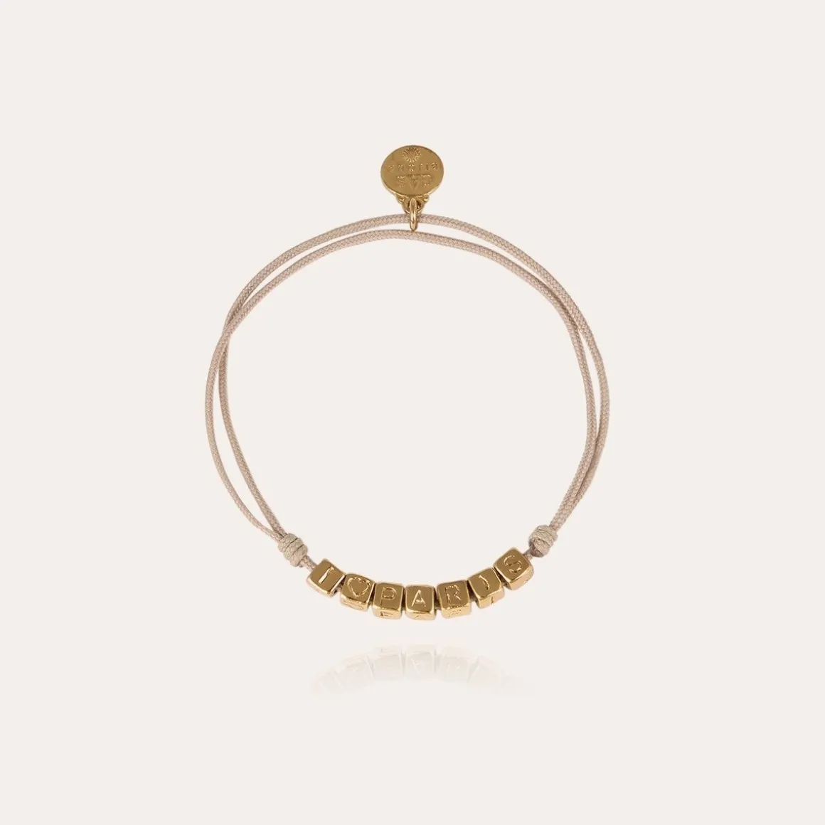 Bracelet Paris doré