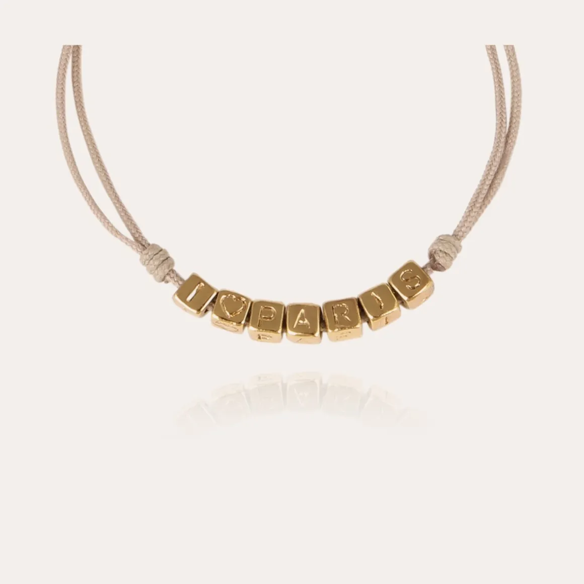 Bracelet Paris doré