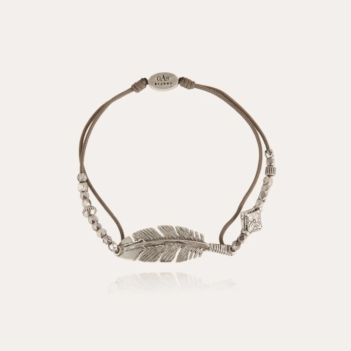 Bracelet Penna grand modèle argenté
