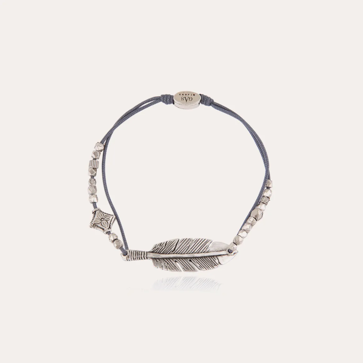 Bracelet Penna grand modèle argenté