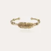 Bracelet Penna jonc grand modèle doré